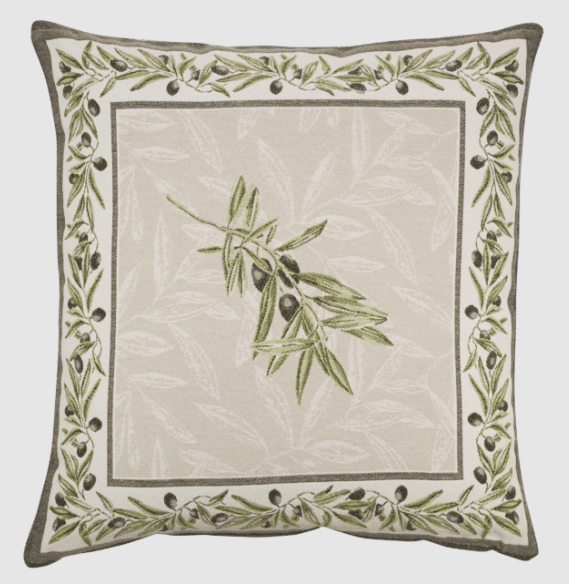 Jacquard cushion cover (Auriol. linen)